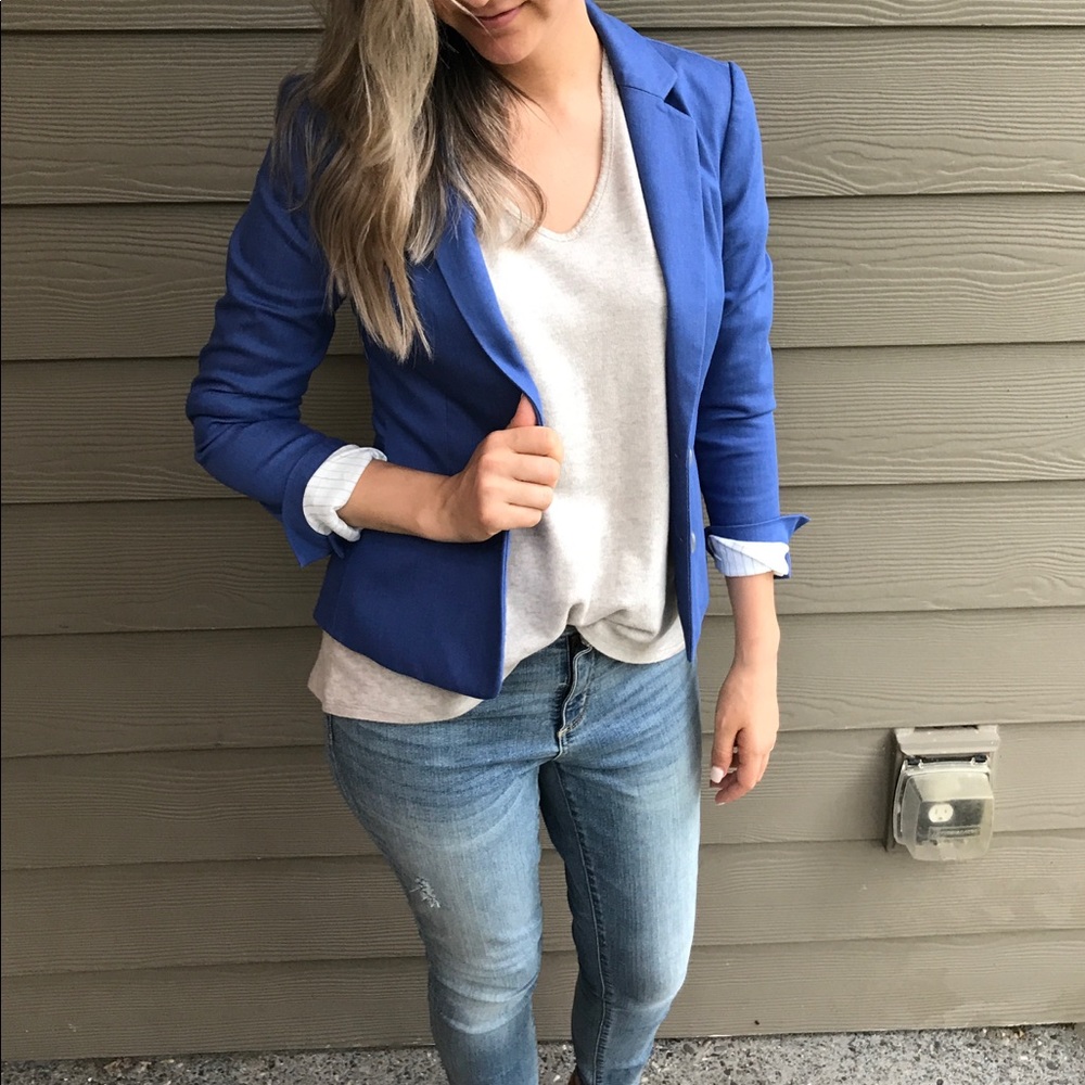 Express Blazer Roll up sleeves